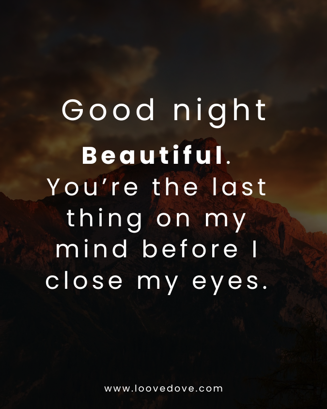 Flirty Good Night Messages - goodnight messages