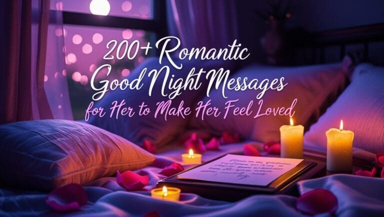 200+ Romantic Good Night Messages for Her to Make Her Feel Loved