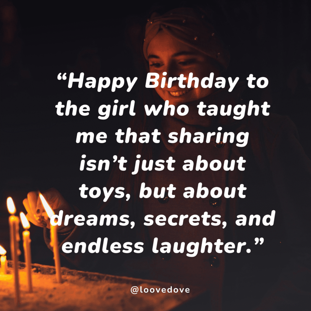 Happy Birthday Wishes for Sister
