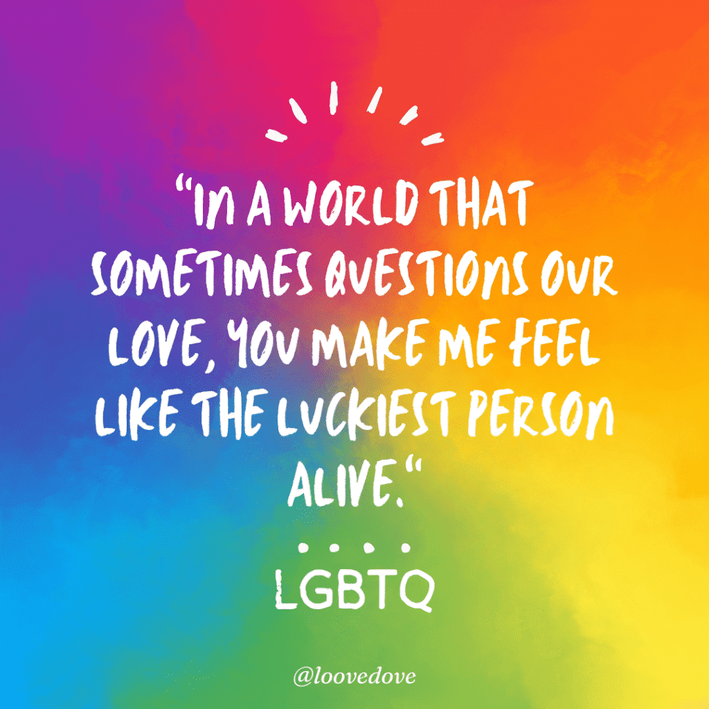 Romantic LGBTQ+ Messages to Share During Pride