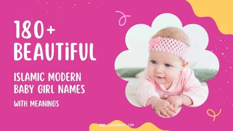 Beautiful Islamic Modern Baby Girl Names with Meanings